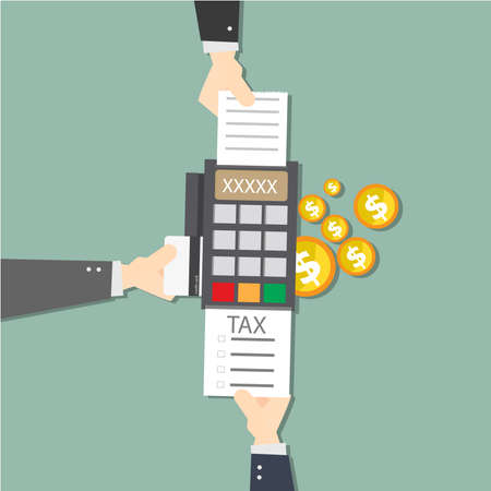 Tax Paymentのイラスト素材