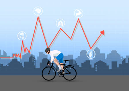 Bike for healthのイラスト素材
