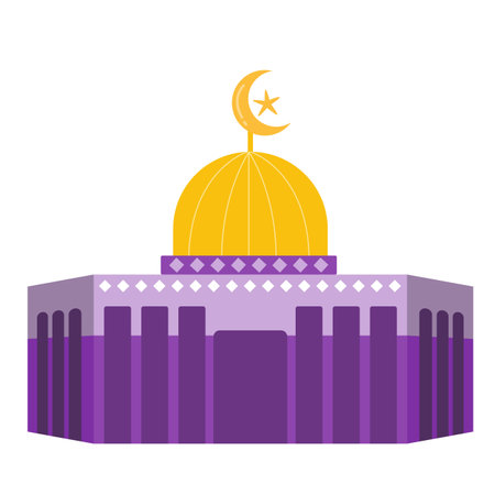 Ramadan mosques flat designの写真素材