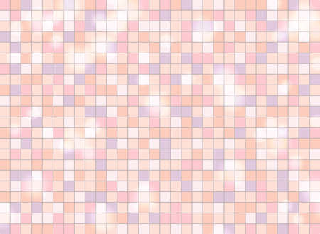 Pink mosaicのイラスト素材