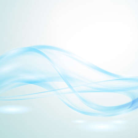 blue waving abstract vector backgroundのイラスト素材