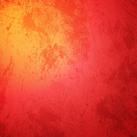 Vector red orange grunge background.のイラスト素材