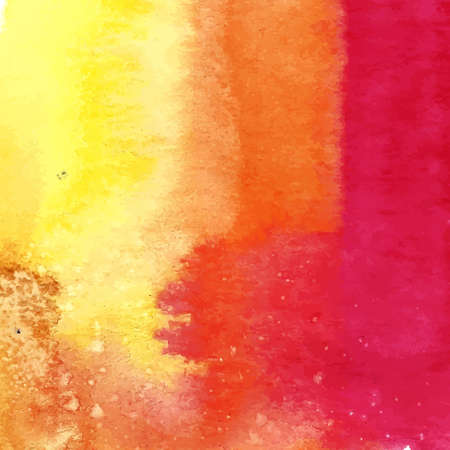 pink orange yellow stripes watercolor texture. のイラスト素材