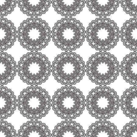 Page with circular mandala.のイラスト素材