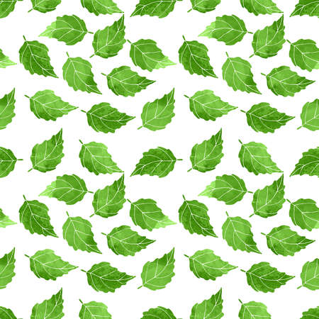 Hand drawn watercolor leaves. Mixed media imprints. Seamless pattern.の写真素材