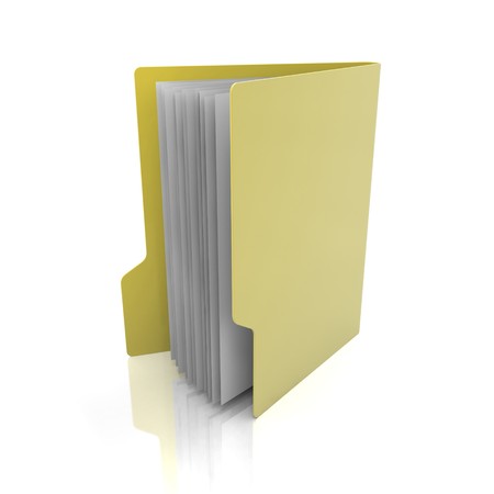 Folder icon with files