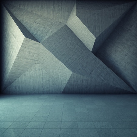 Abstract geometric background of the concrete