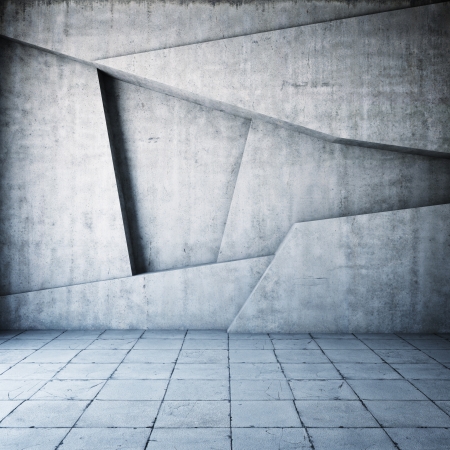 Abstract geometric background of the concrete Abstract geometric background of the concrete