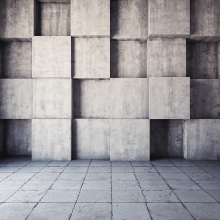 Abstract geometric background of the concrete