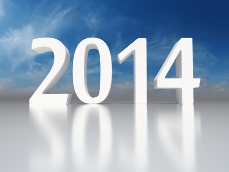 New Year 2014 backgroundの写真素材