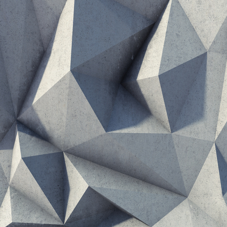 Abstract geometric background of the concreteの写真素材