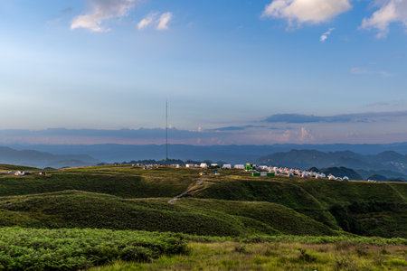 Landscape view of the hill at Doi Inthanon National Park, Chiang Mai, Thailand
