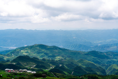 Mountain view at Chiangrai province, Thailand.の写真素材