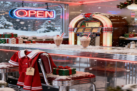 Traditional Christmas fair in Moscowの素材