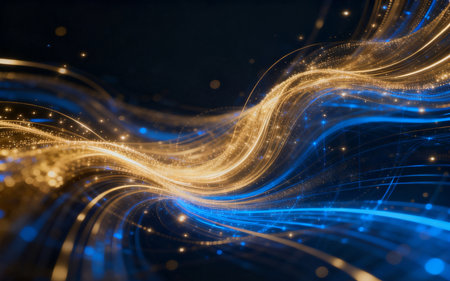 abstract fractal background a computer-generated 2D illustration, textureの素材