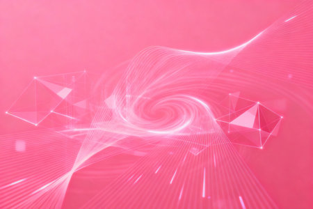 abstract pink background with motion blur and bokehの素材