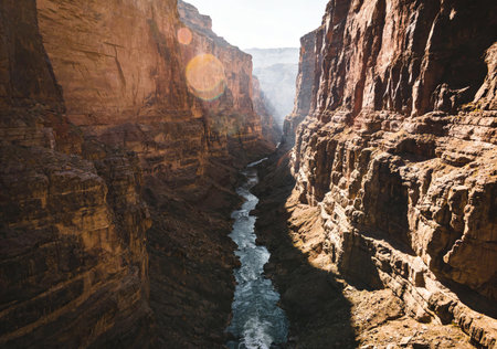 Horseshoe Bend in Grand Canyon National Park, Arizona, USAの素材