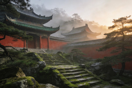 Korean traditional architecture in south korea,Dongdeokgung Palaceの素材