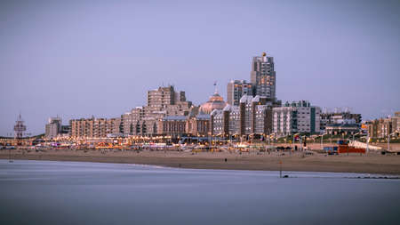 Scheveningen beach of The Hagueのeditorial素材