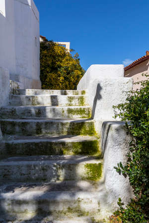Plaka in Athens Greeceの写真素材