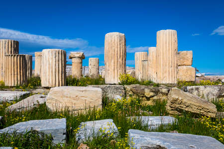 Ruins of Acropolisの写真素材