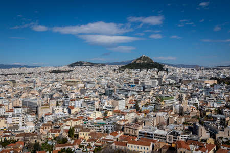 Athens from Acropolisのeditorial素材