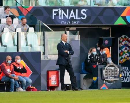 Roberto Martinez (Belgium) during the UEFA Nations League, Third-place play-off football match...