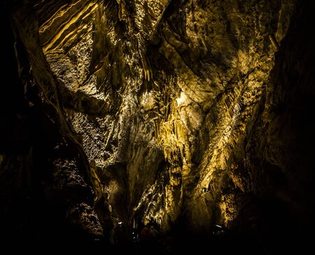 Interior of Han-sur-Lesse cave from Belgiumの写真素材