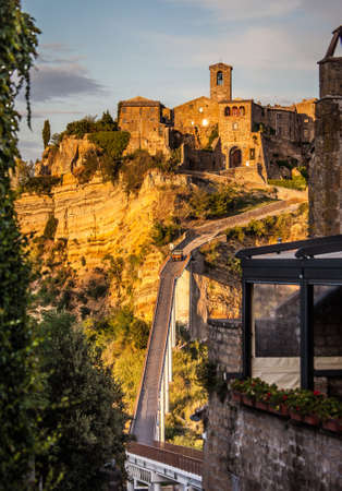 Ancient Civita di Bagnoregio, the dying village 
のeditorial素材