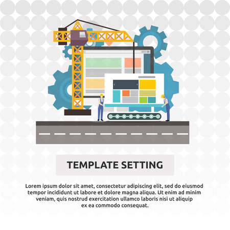 Template Setting - Illustration Designのイラスト素材