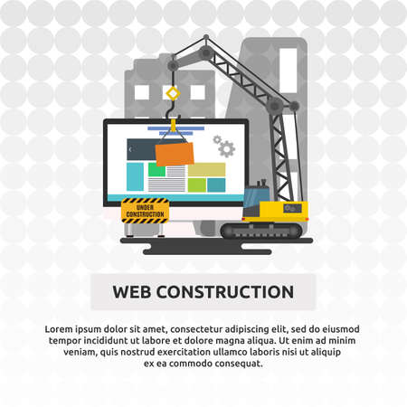 Web Construction - Illustration Designのイラスト素材