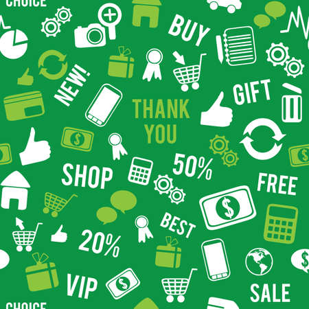 seamless marketing pattern -  illustrationのイラスト素材