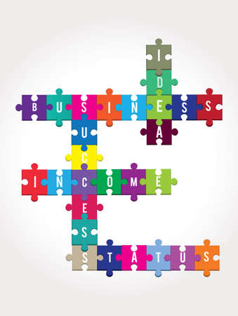 puzzles for business -  illustrationのイラスト素材