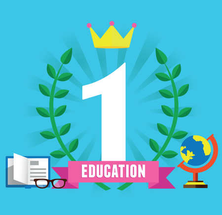 Success and education - vector illustrationのイラスト素材