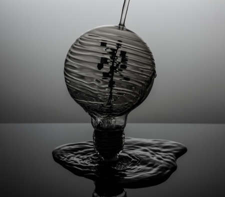 Waterbulb alternative energyの写真素材