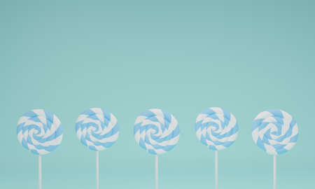 Whirlwind candy 3DCG background imageの写真素材