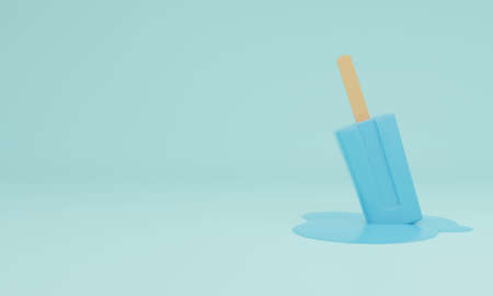 Ice Bar 3DCG background imageの写真素材