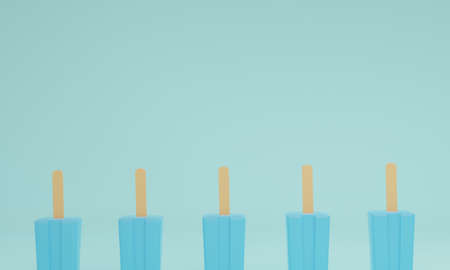 Ice Bar 3DCG background imageの写真素材