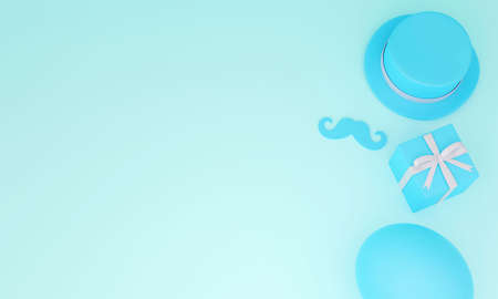Father's Day background 3DCG imageの写真素材