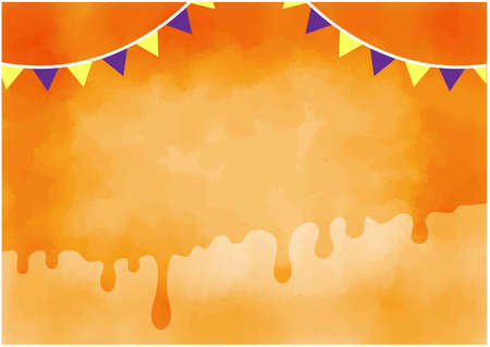 Halloween background material / vectorのイラスト素材
