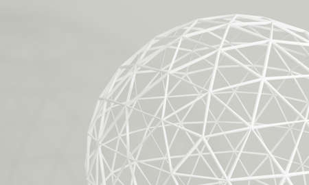 Circular net 3DCG background imageの写真素材