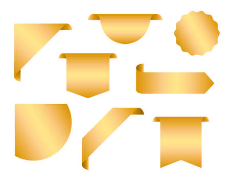 Various tags and label setsのイラスト素材