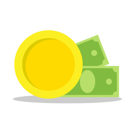 Wallet and money icon : vectorのイラスト素材