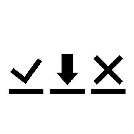 Download Icon Set : Vectorのイラスト素材