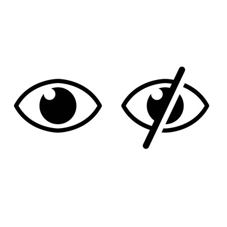 Eye Pictogram: Vectorのイラスト素材