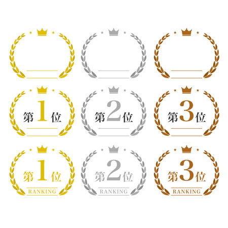 Ranking :  Icon illustration setのイラスト素材