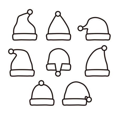 Hat illustration set :  vectorのイラスト素材