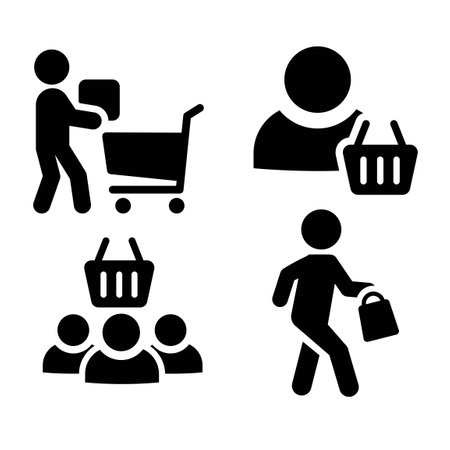 Shopping Icon Illustration Set : Vectorのイラスト素材