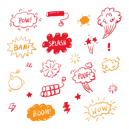 Bomb illustration set :  vectorのイラスト素材