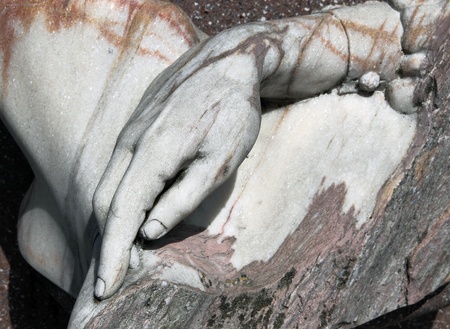 Hand of stone の写真素材